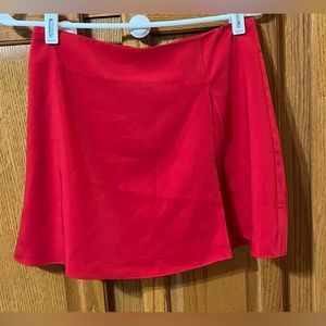 Le Lis Red Mini Skirt/Skort, Size S, EUC